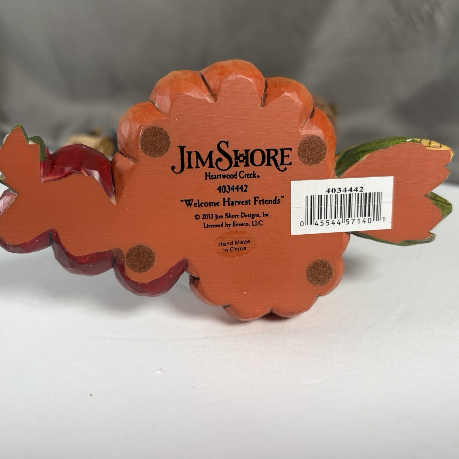 Jim Shore 2013 Fall Halloween Scarecrow “WELCOME HARVEST FRIENDS” #4034442 W Box