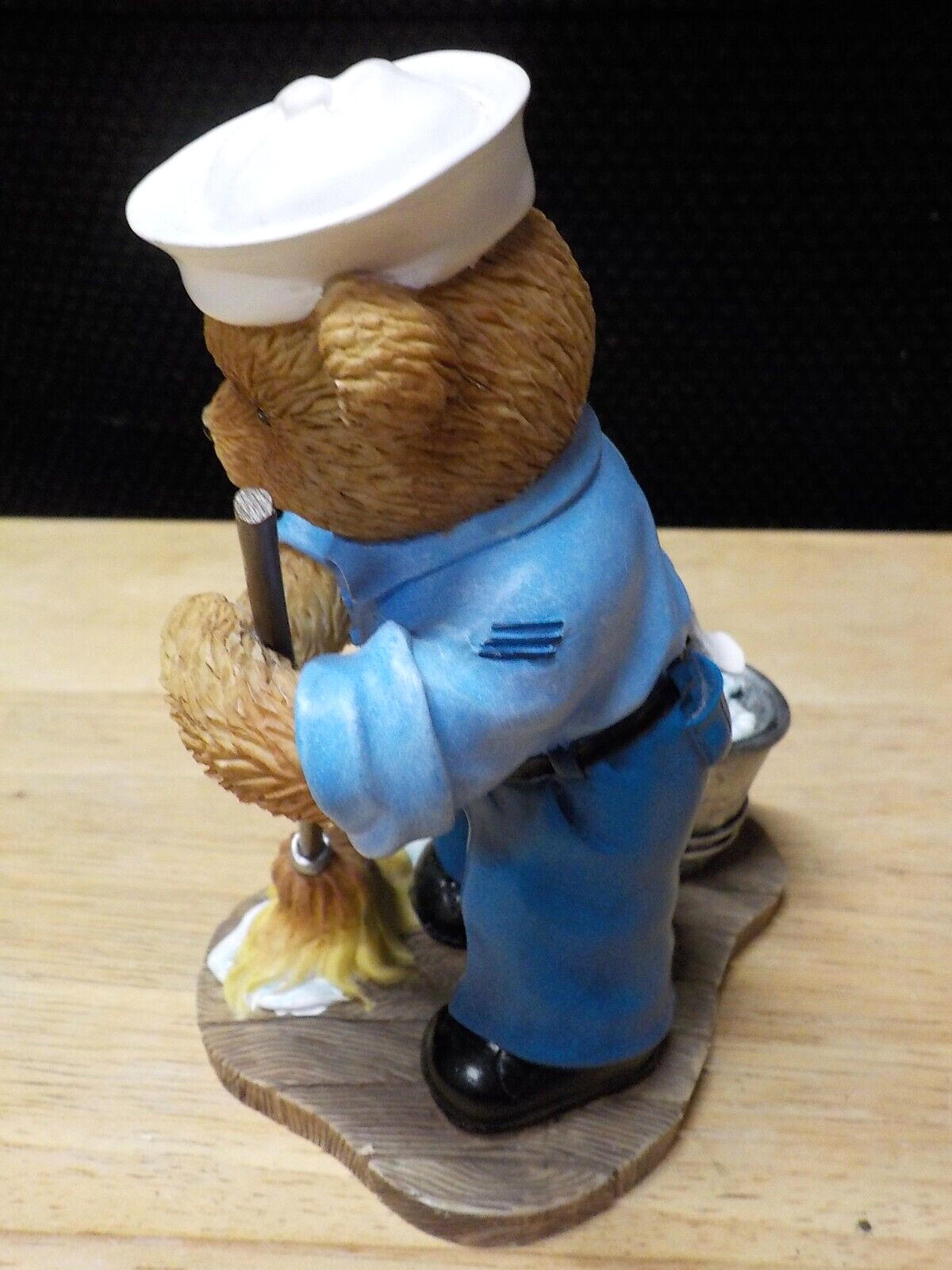 THE HAMILTON COLLECTION TEDDIES IN THE NAVY “SHIP SHAPE” FIGURINE EXCELLENT