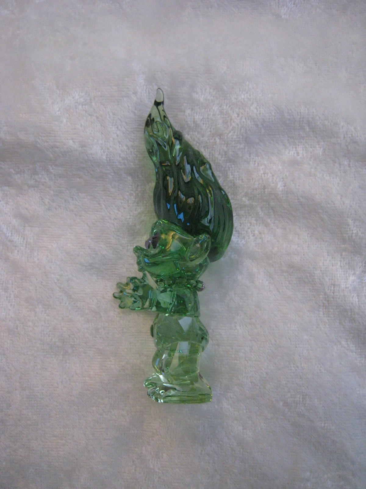Swarovski/DreamWorks Color Green Crystal Figurine “Good Luck Troll ” 2024 MIB