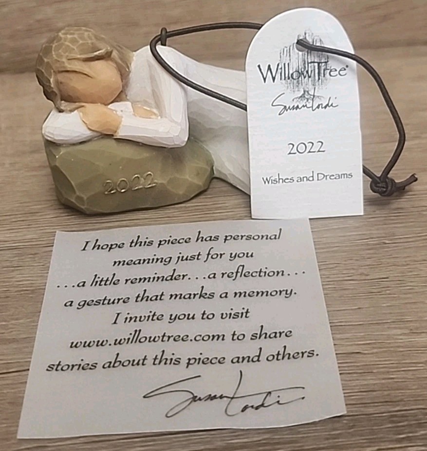 Willow Tree WISHES AND DREAMS ORNAMENT Figurine 2022 SUSAN LORDI NIB
