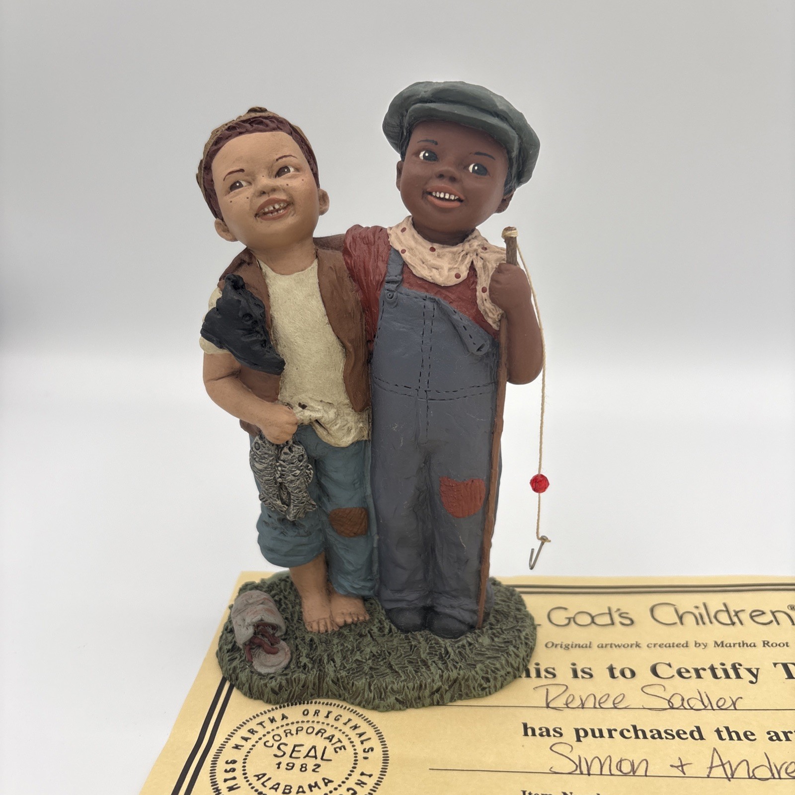 Martha Holcombe All God’s Children Andrew & Simon ©1993 #100 ALL IS LOVE