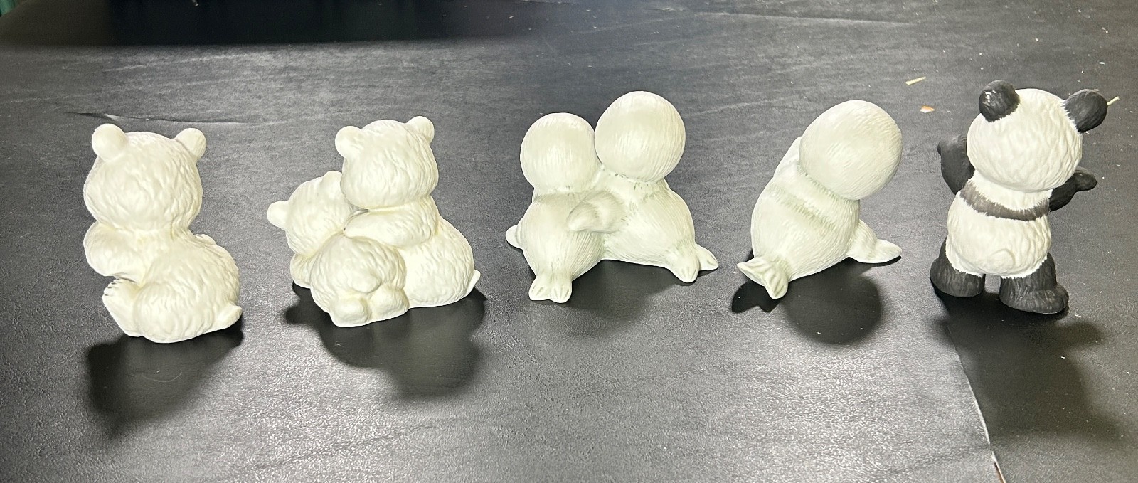 Enesco “Endangered Young’uns” porcelain figurines from 1984 LOT of 5