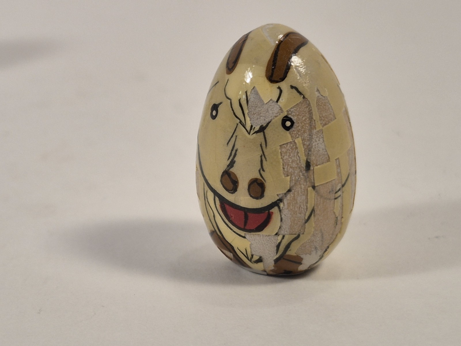 Vintage Hand Painted Wooden Egg Farm Animals Lot of 10 Novelty Figurines