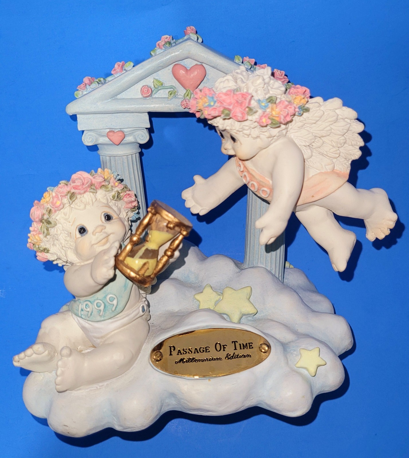 Dreamsicles Angels Figurine Passage of Time 1999-2000 Millennium Edition Cherubs