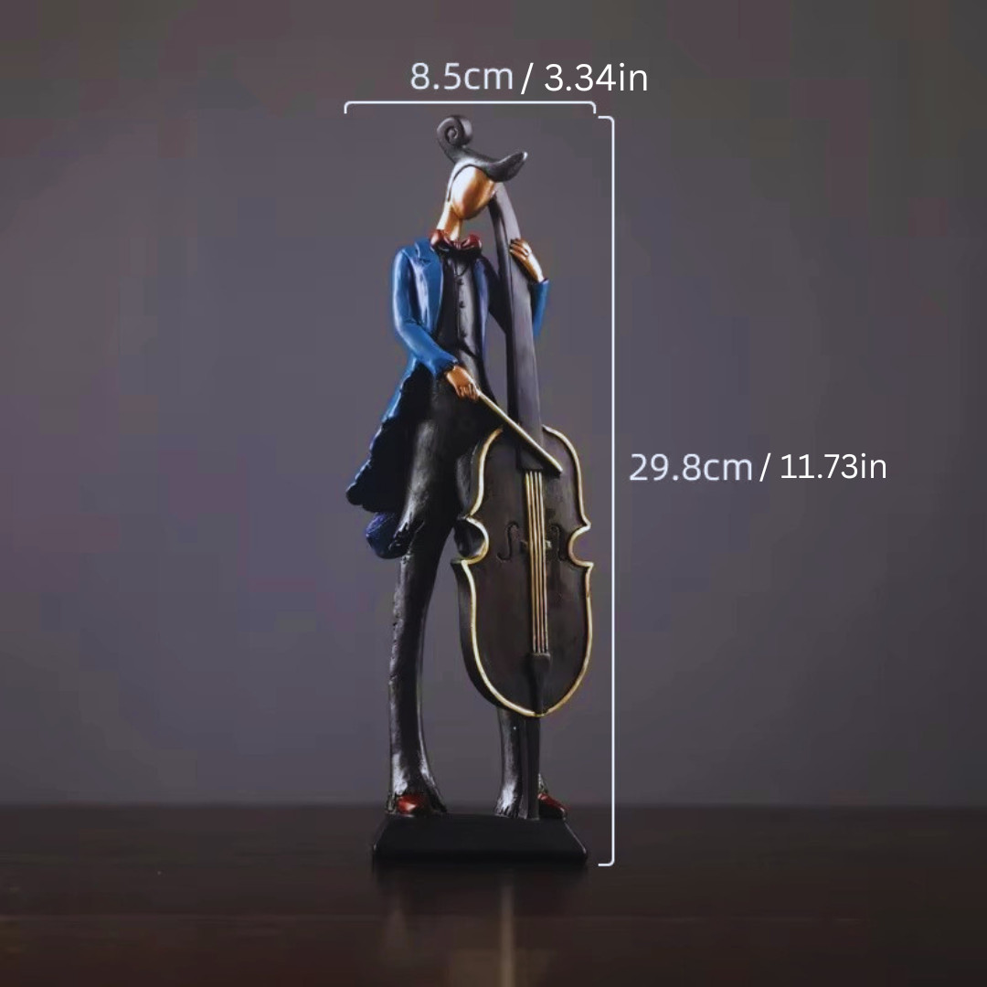 Vintage Musical Instrument Figurines (1 Piece)