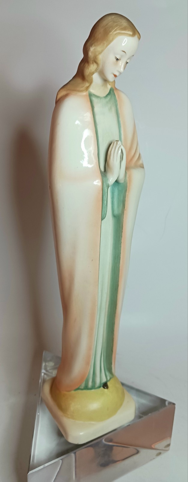 Vintage Hummel Standing Madonna 13” Tall Hand Painted in Pastels