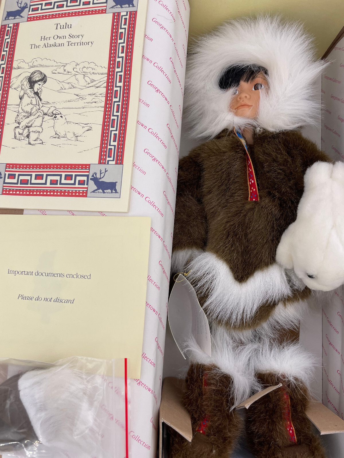 Georgetown Dolls- Tulu by Linda Mason, American Dairy Dolls 16″ #G034