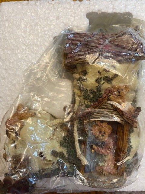 Boyds Bear Bearstone Ol Mother McBear The More The Merrier Shoe 1E/2826 NIB