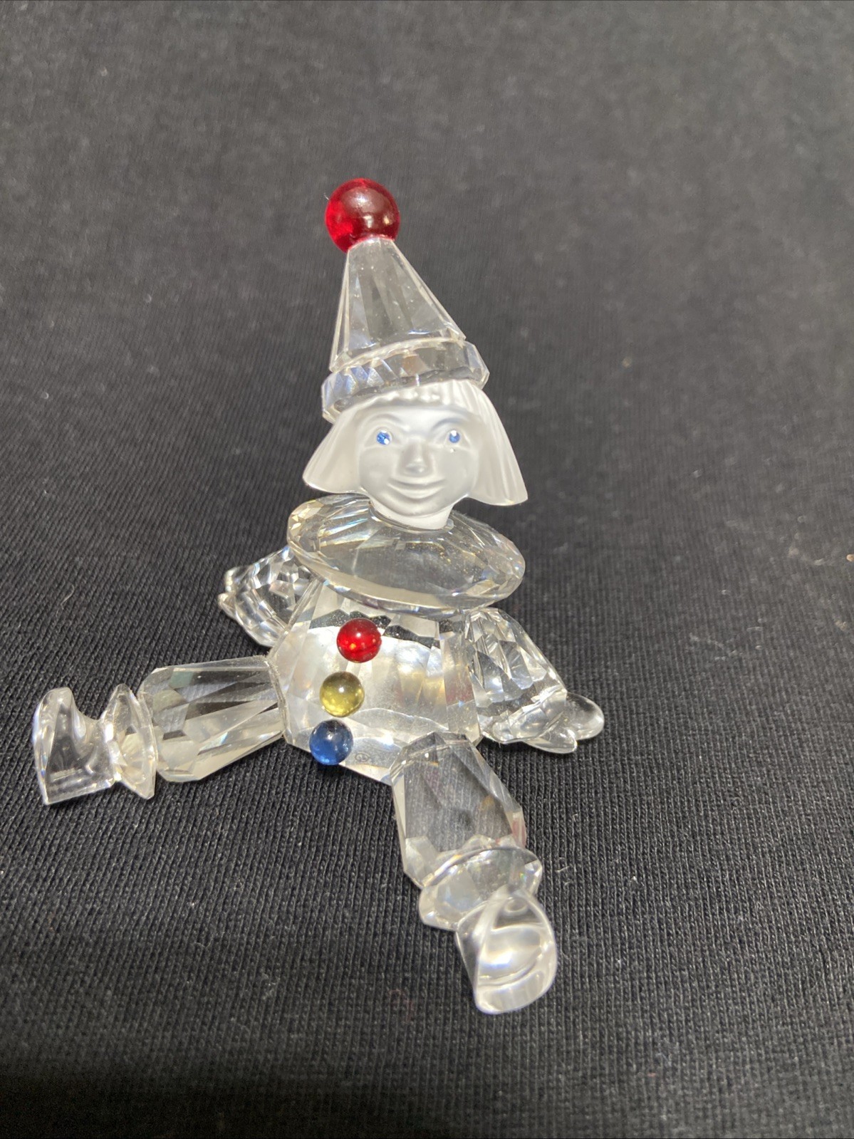 Retired Swarovski Crystal Clown Puppet 7550NR000003
