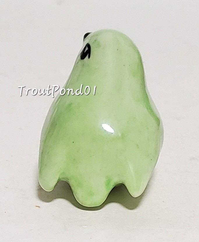 Wade Whimsies England Robin Green Bird Figurine Happy Wade-ing Commission LE/100