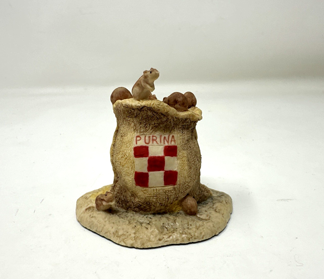 Lowell Davis When The Cats Away Figurine Mice Purina Feed Sack Schmid #225-276