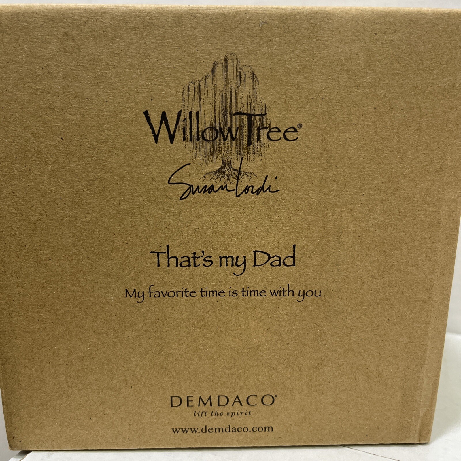Willow Tree That’s My Dad Hand-painted Figurine Dad and Child Brand New in Box