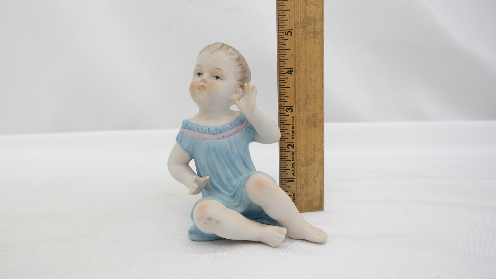 Vintage Piano Babies Figurines Multicolor Set of 2