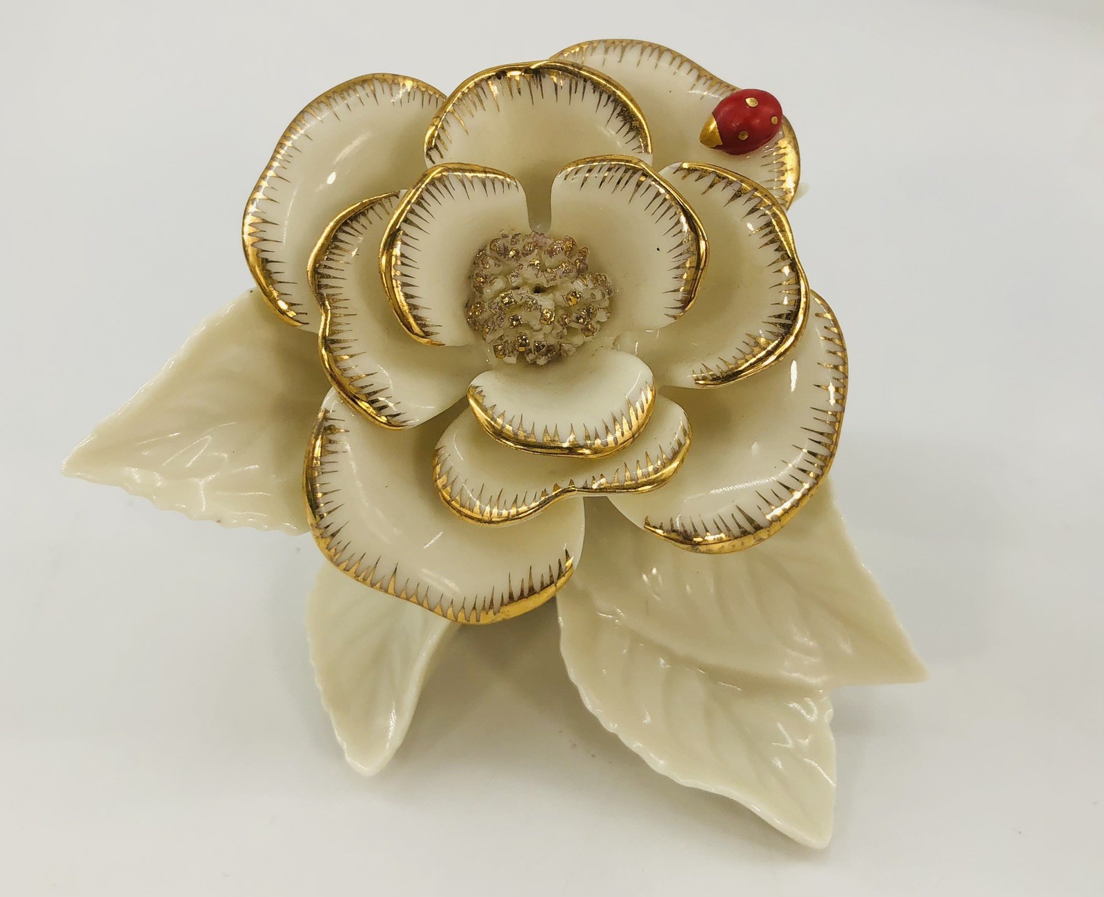 LENOX “FASCINATING LADYBUG” Flower Fine Porcelain Figurine Replacement Piece