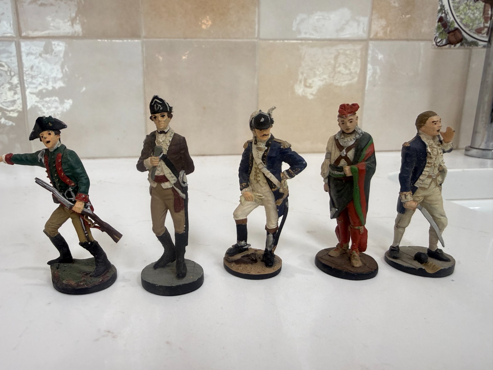 Franklin Mint “The Fighting Men of the American Revolution” Complete set of 25