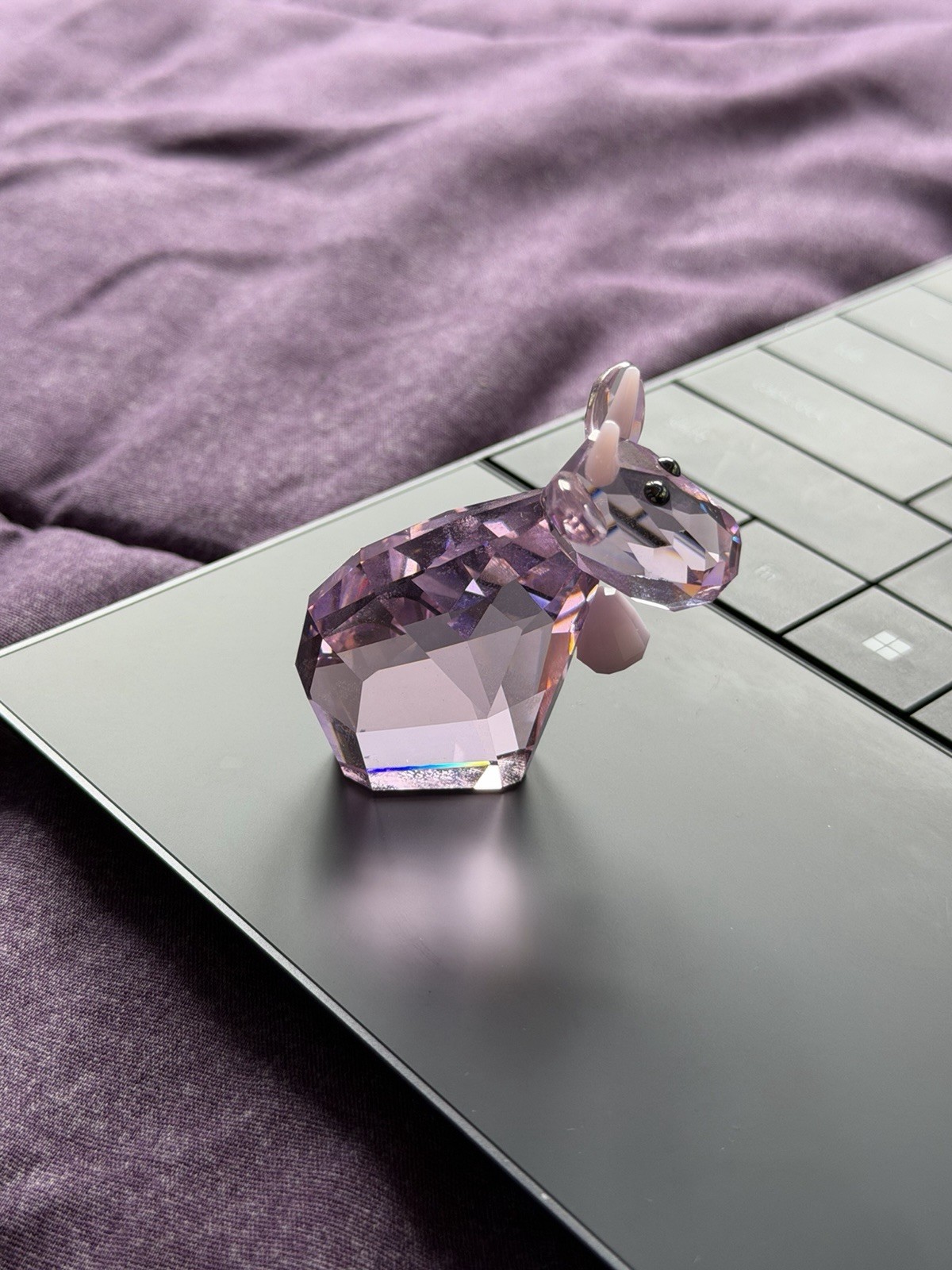 Swarovski Crystal Lovlots – Pinky Mo Cow #888950 Limited Edition – Mint – New
