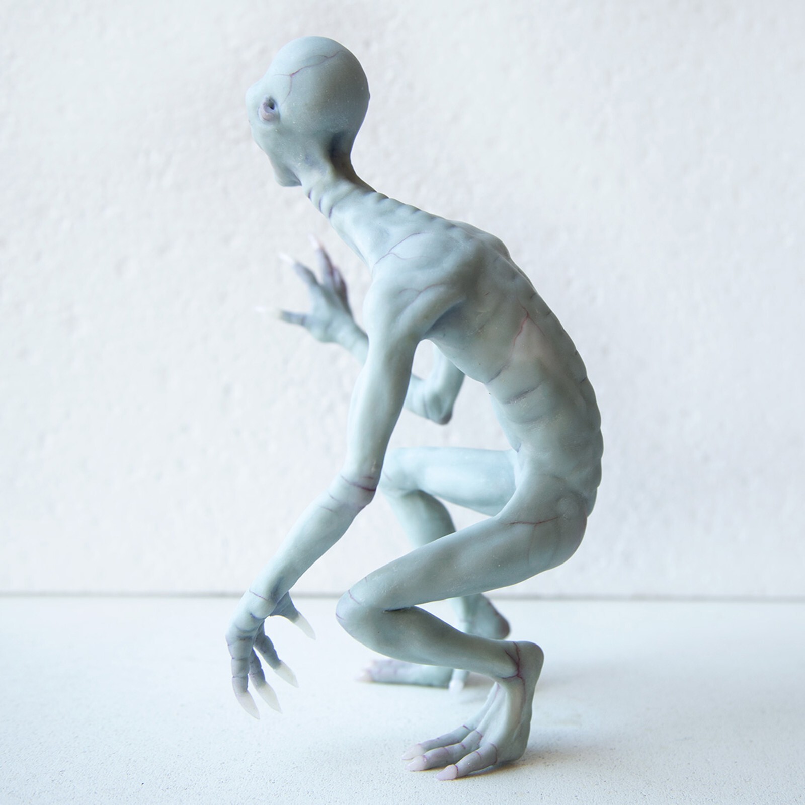 Rake monster, Arizona state cryptid creature OOAK creepy doll the Rake sculpture