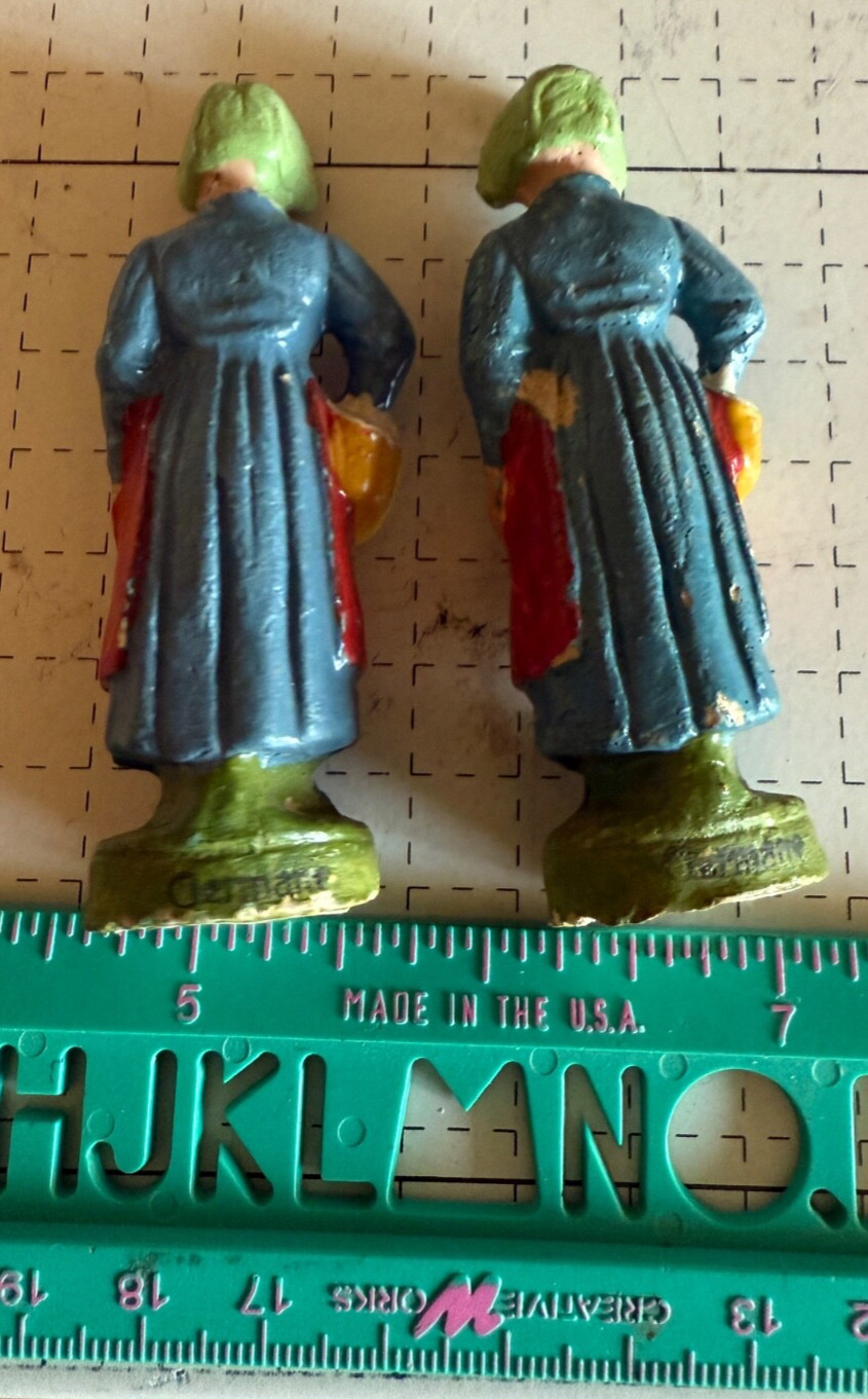 2 Composition Figures Women in Swiss Costume 178/55 Free Shipping