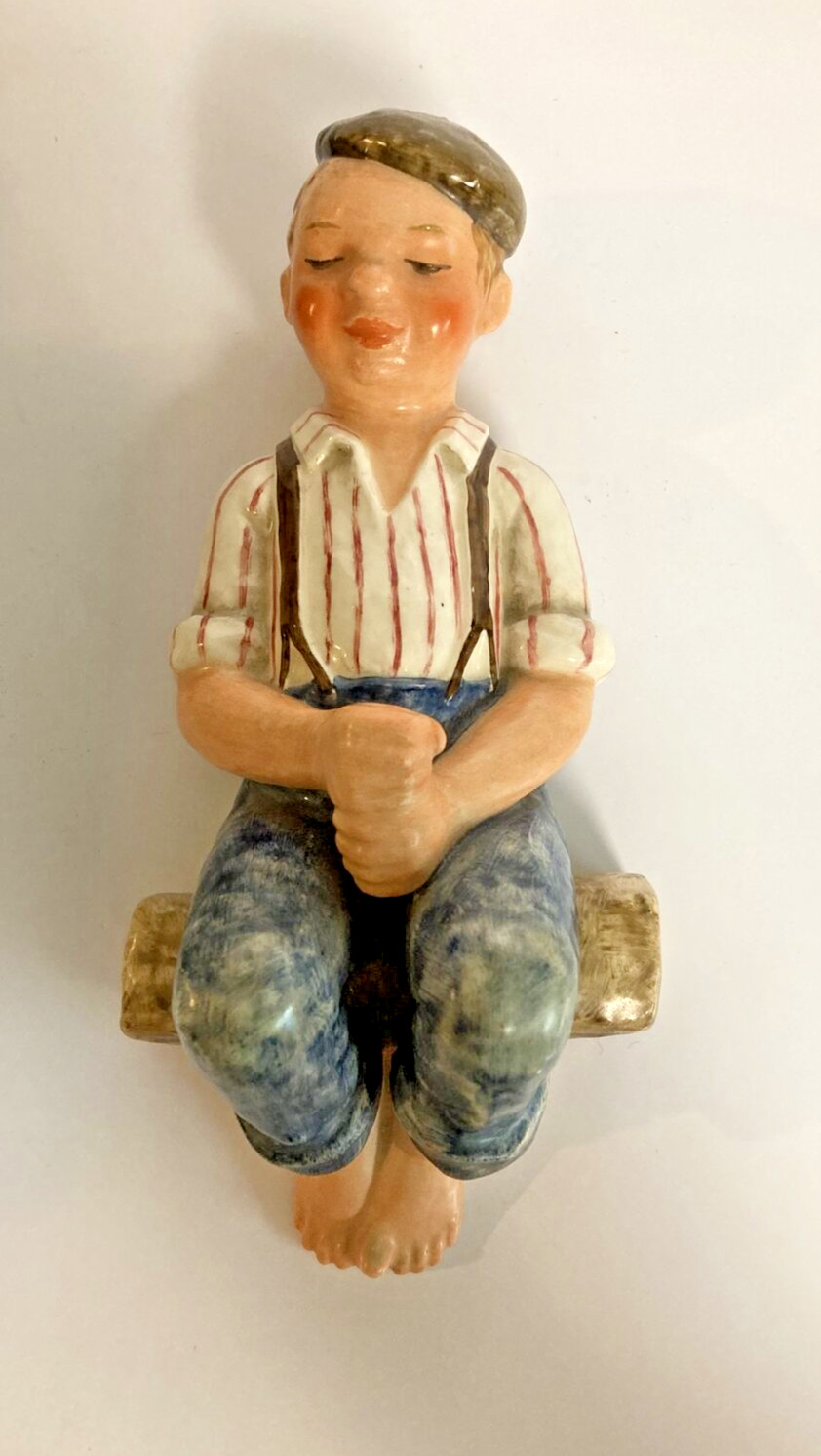 Extremely Rare Goebel FX21 Fisherman Wall Hanging Figurine