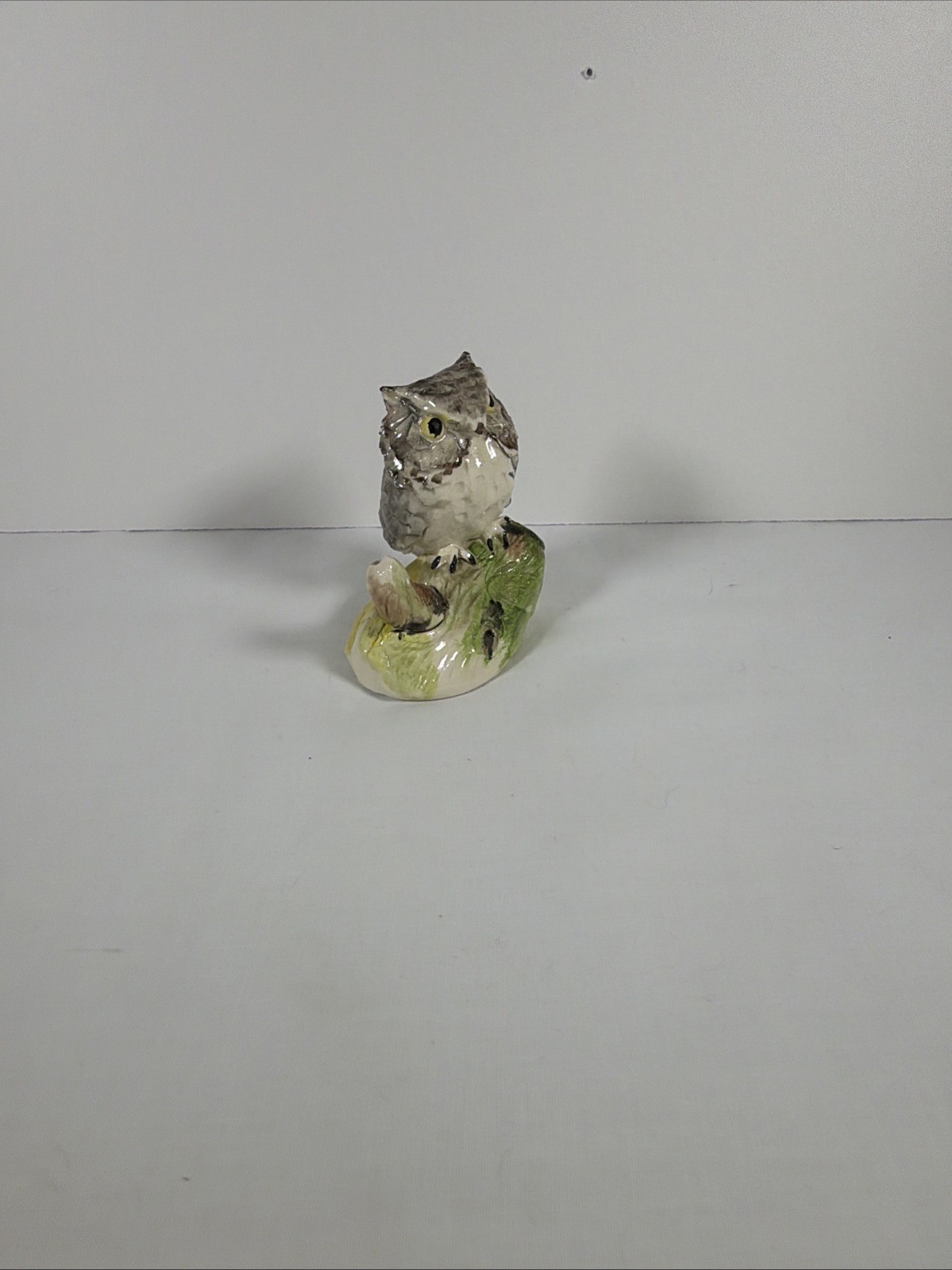 MOLLA Art Pottery Canada Woodland Creatures Owl Figurine