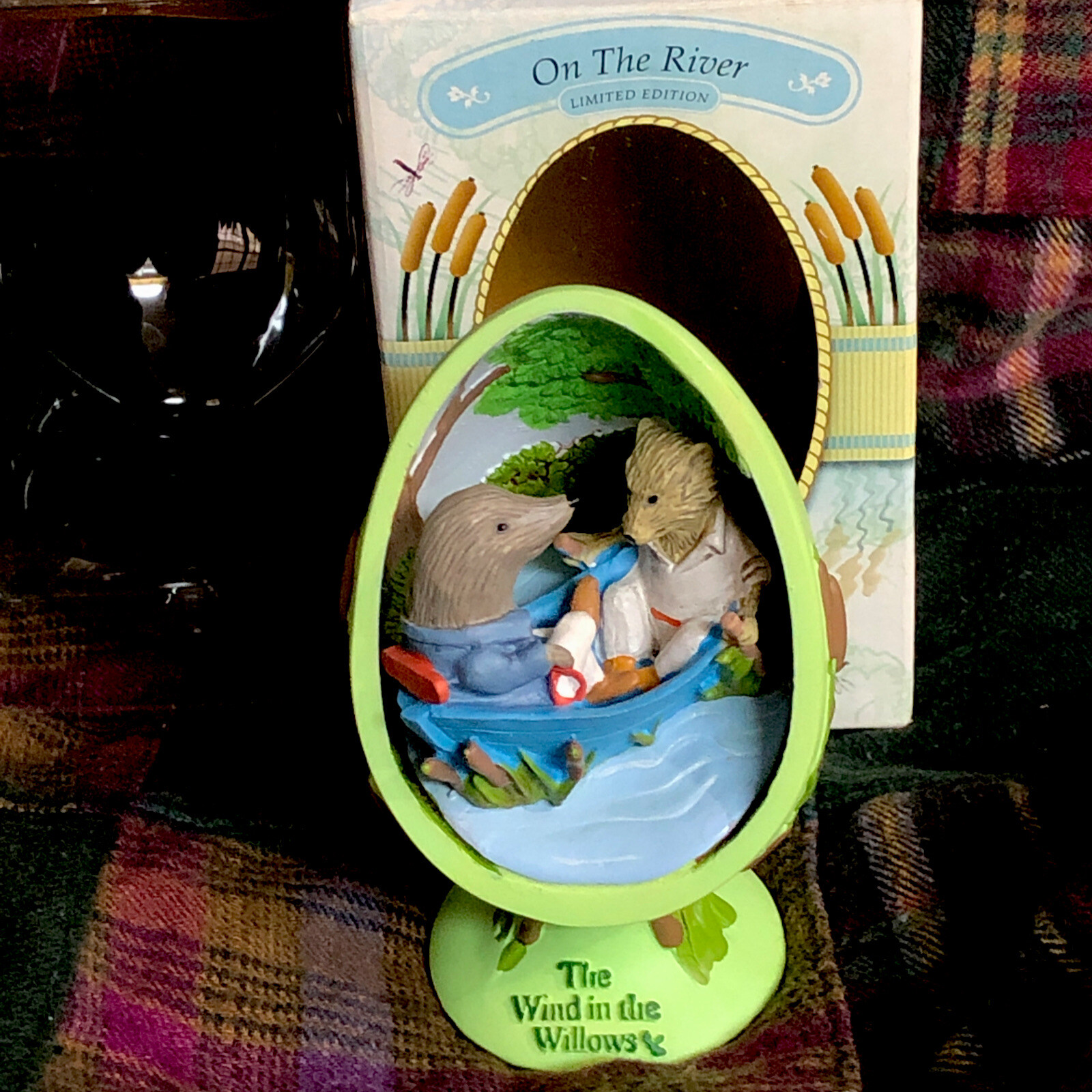 Wind in the Willow Egg Diorama Scenes 2002 CVS, On the River New