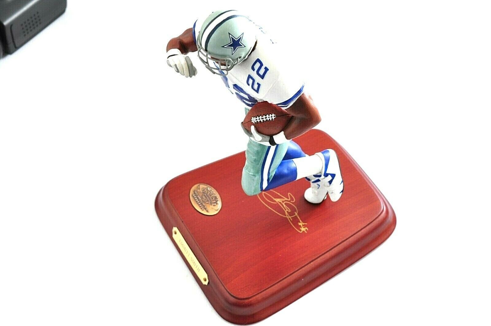 DANBURY MINT HOF EMMITT SMITH NFL DALLAS COWBOYS FIGURE FIGURINE *RARE*