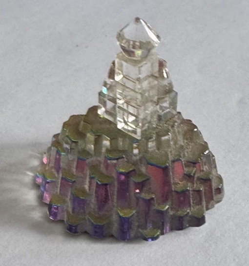 Crystal De Lites By Manon Castle Figurine 1 3/4 x 1.5 Made in Austria No Box EUC