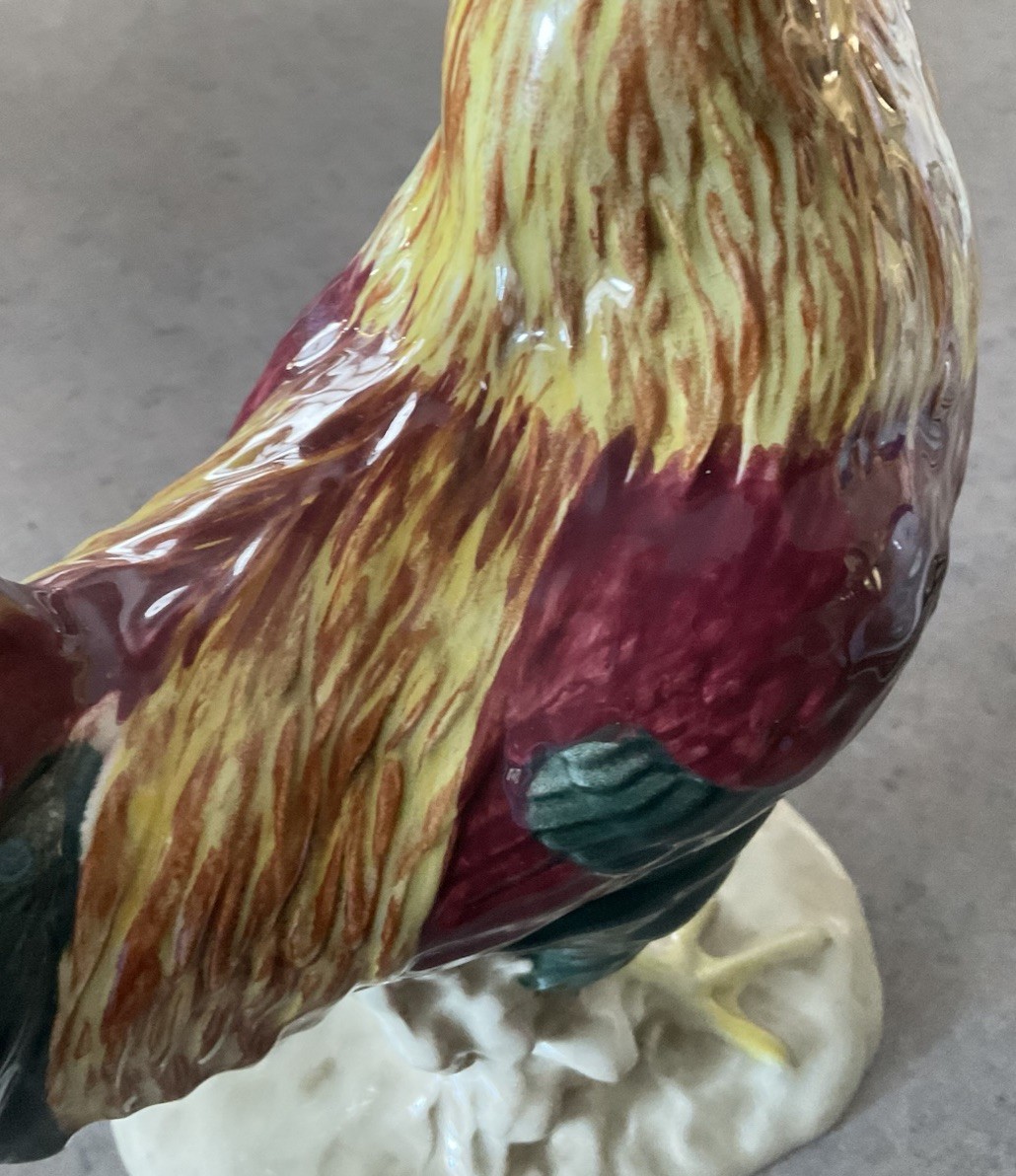 BESWICK :: 1948-54 LEGHORN ROOSTER COCKEREL 10” FIGURINE Gredington ENGLAND