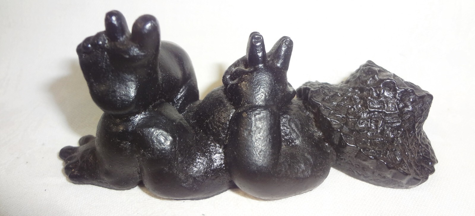 HAWAII – Mid-Century COCO-JOE’S black LAVA FIGURINE- Very UNUSUAL!