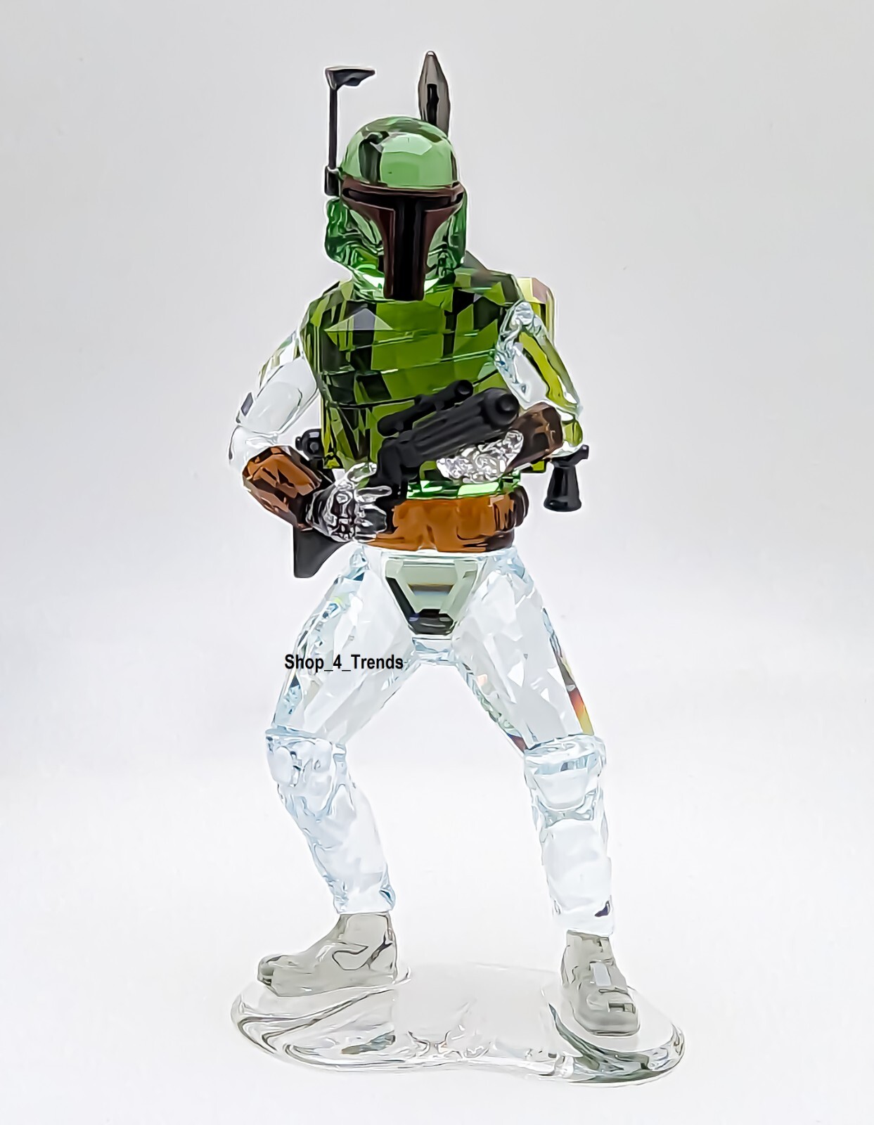 New with Gift Box SWAROVSKI 5619210 Crystal Action Figurine Star Wars Boba Fett