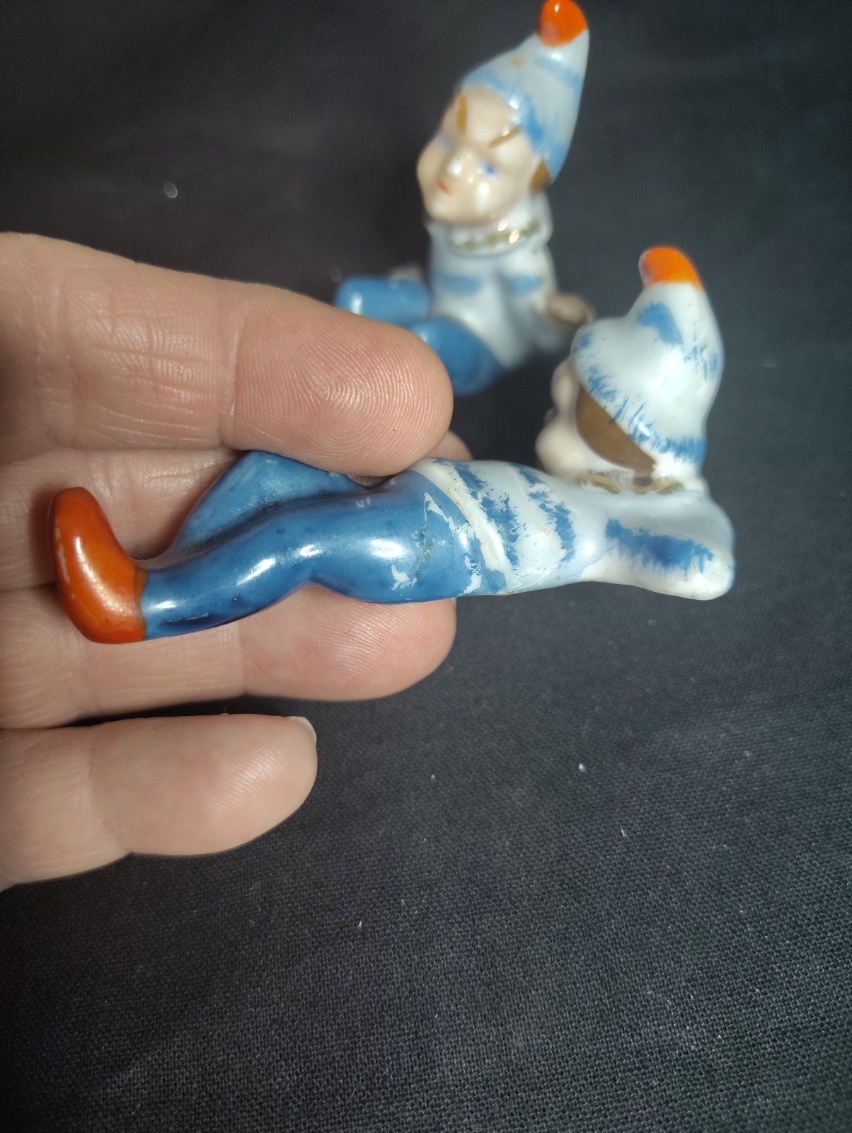 Lot of 2 VTG Pixie Elfs Made In Japan 1950s Very Rare & Great Facial Attitude