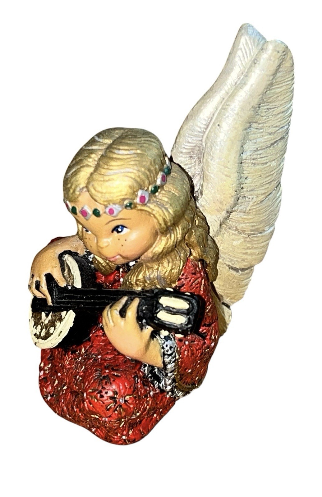 Vibtage 1996 Enesco Parastone Hippie Angel Band Figures (READ)