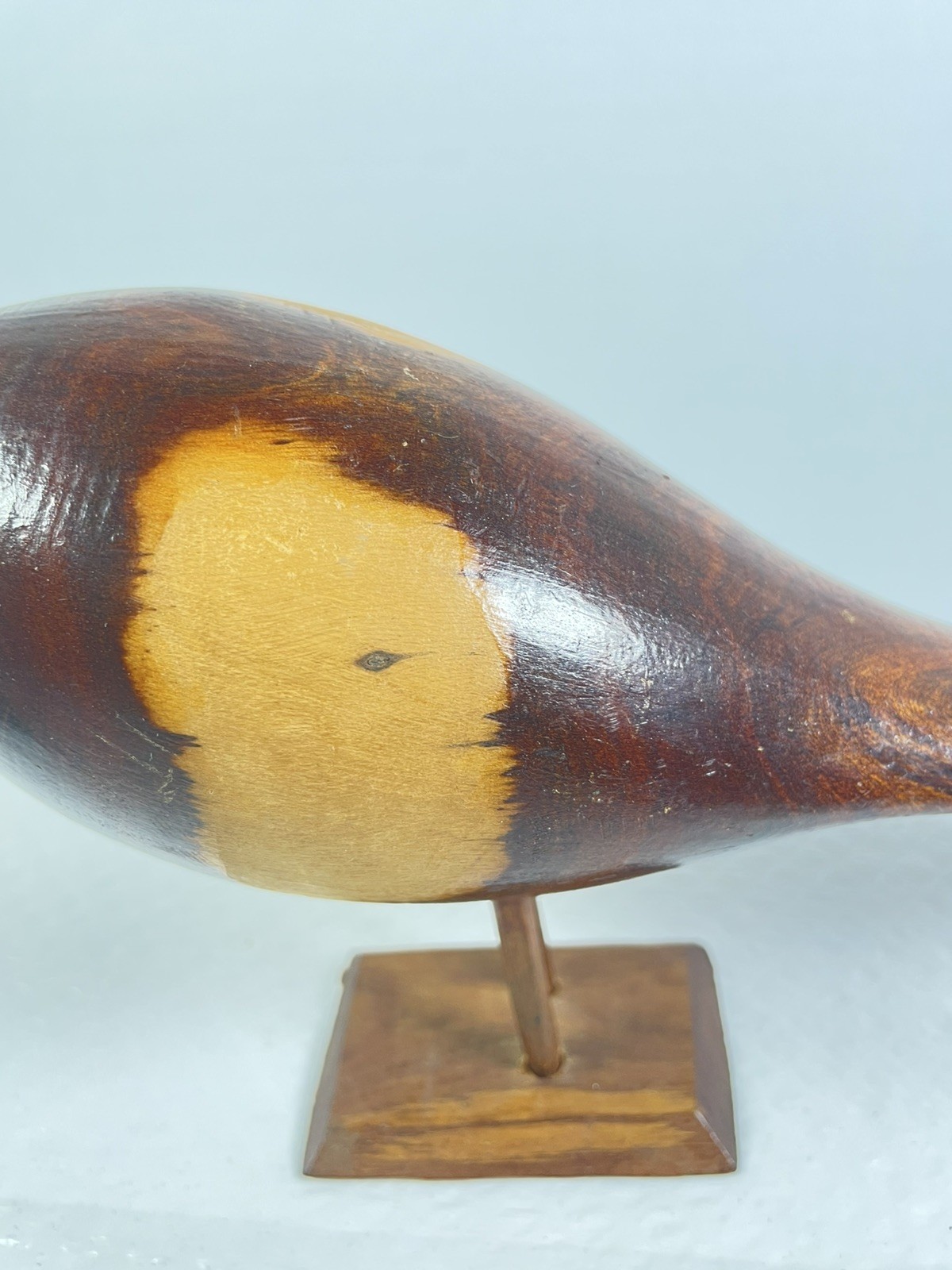 Wooden Bird Figurine 8 Inches LONG 4 IN TALL Collection, Gift, Minimalist