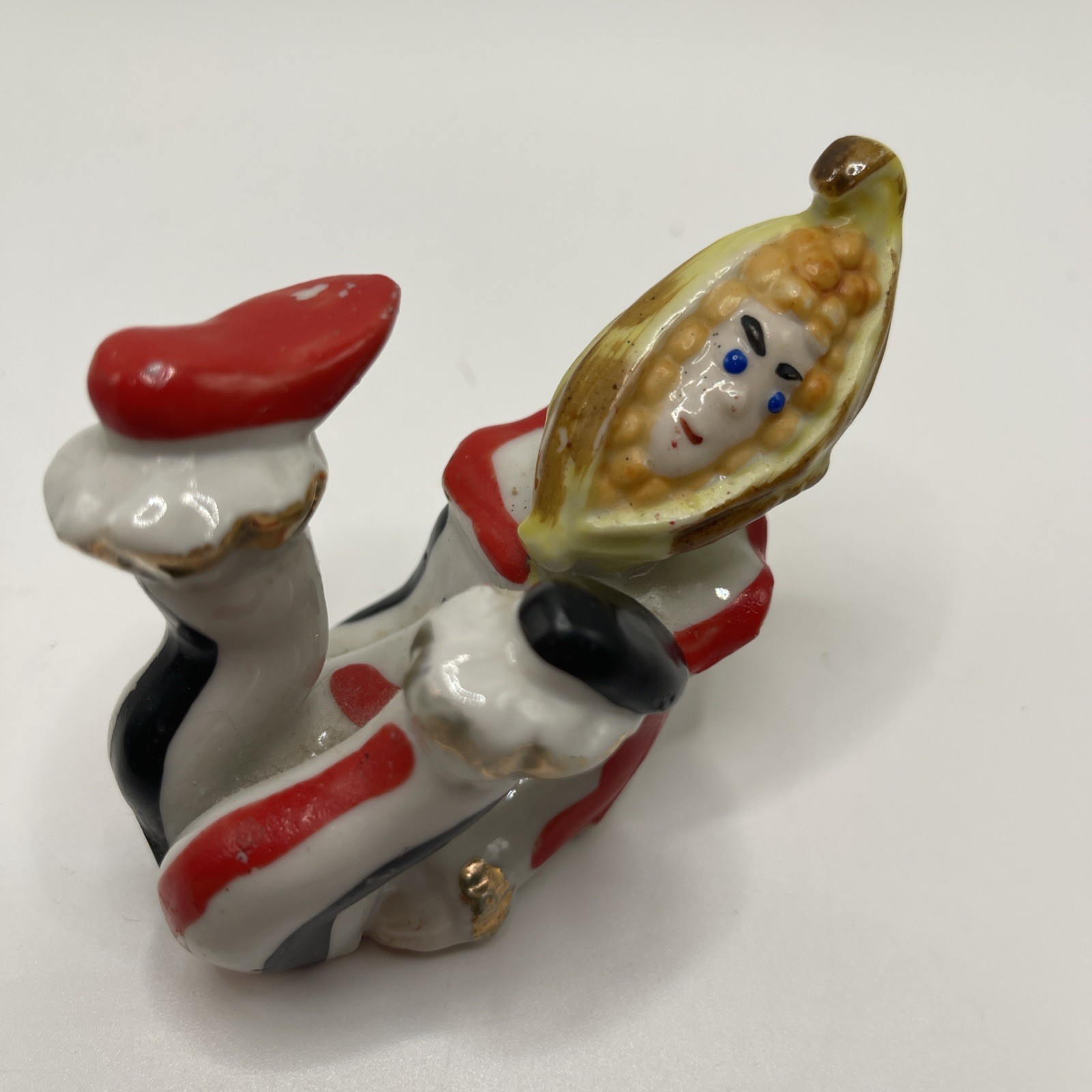 VTG Clown/Acrobat Corn Head Figurine
