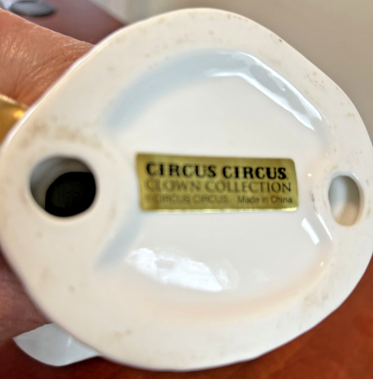 Circus Circus – Sad Clown – Porcelain Figure – Very Detailed 8″ tall