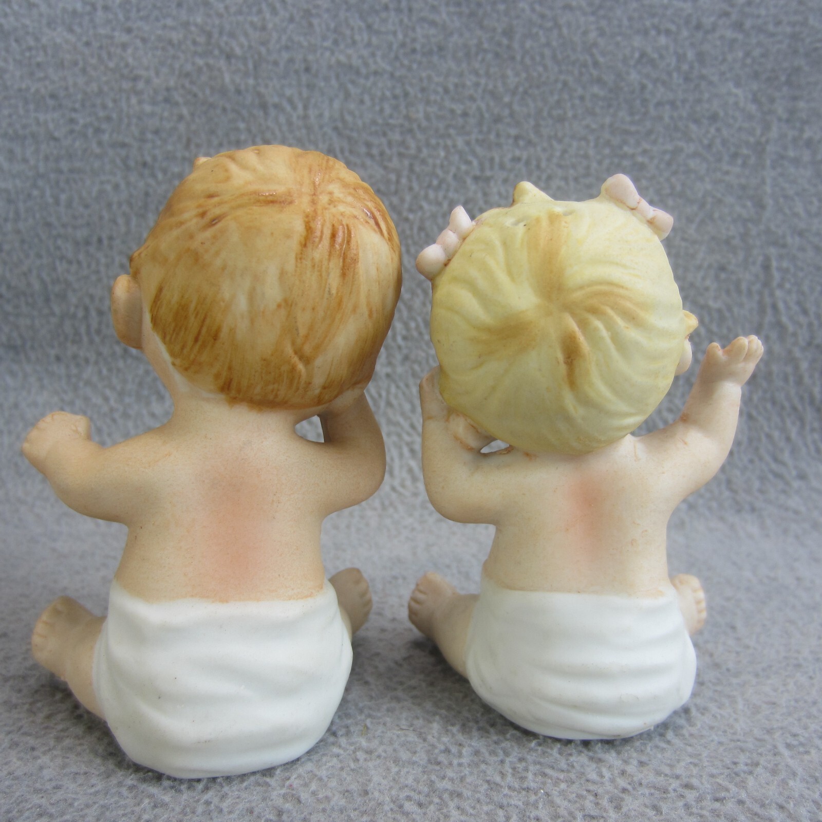 Vintage Crying Babies MCM Figurine LEGO Fine Quality Japan Ceramic Salt Pepper