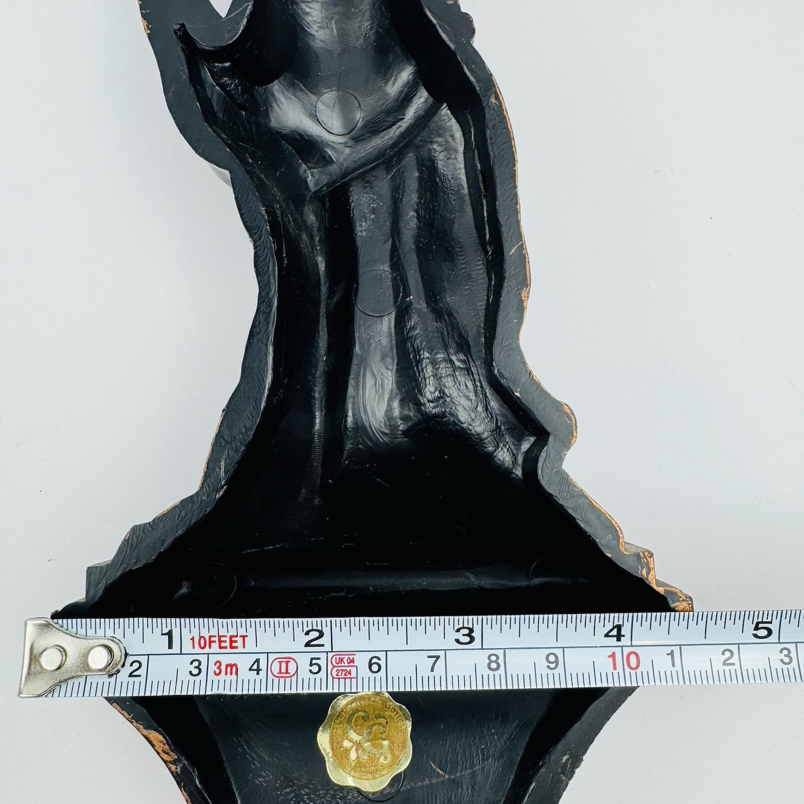 VTG Hollywood Regency Baroque Cherub Wall Shelf Coopercraft Guild 1969 Plastic