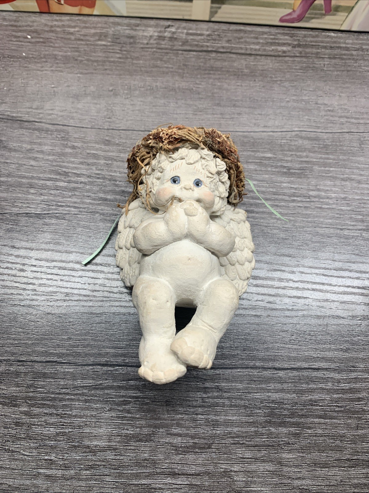 vintage lg Kristin signed 1993 cast art dreamcicles Angle figurine