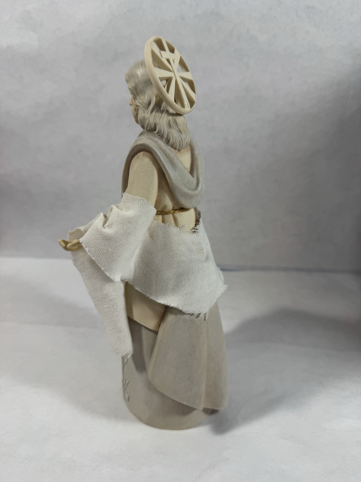 Jesus Christ Ask Seek Knock Stone Resin Figure Foundations 2008 Enesco #4015047