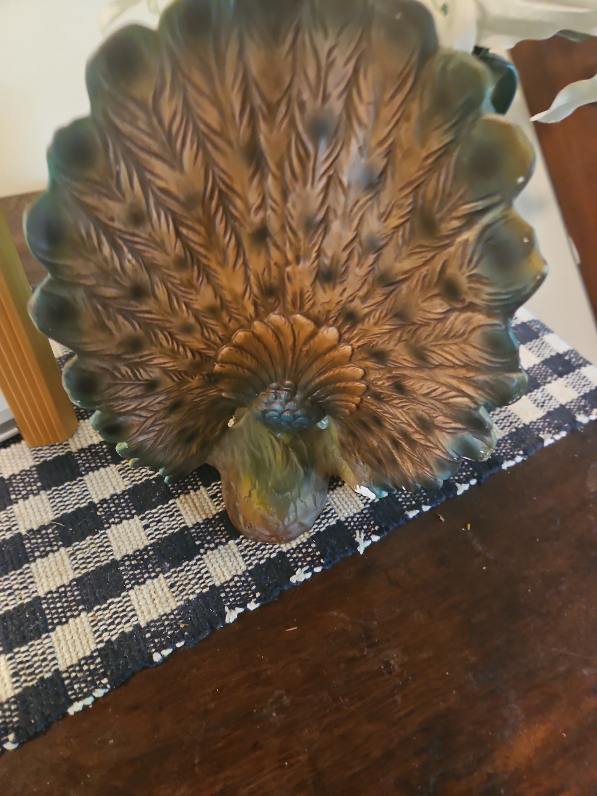 Vintage Gift Ideas Creation Japan Ceramic Peacock Figurine #69
