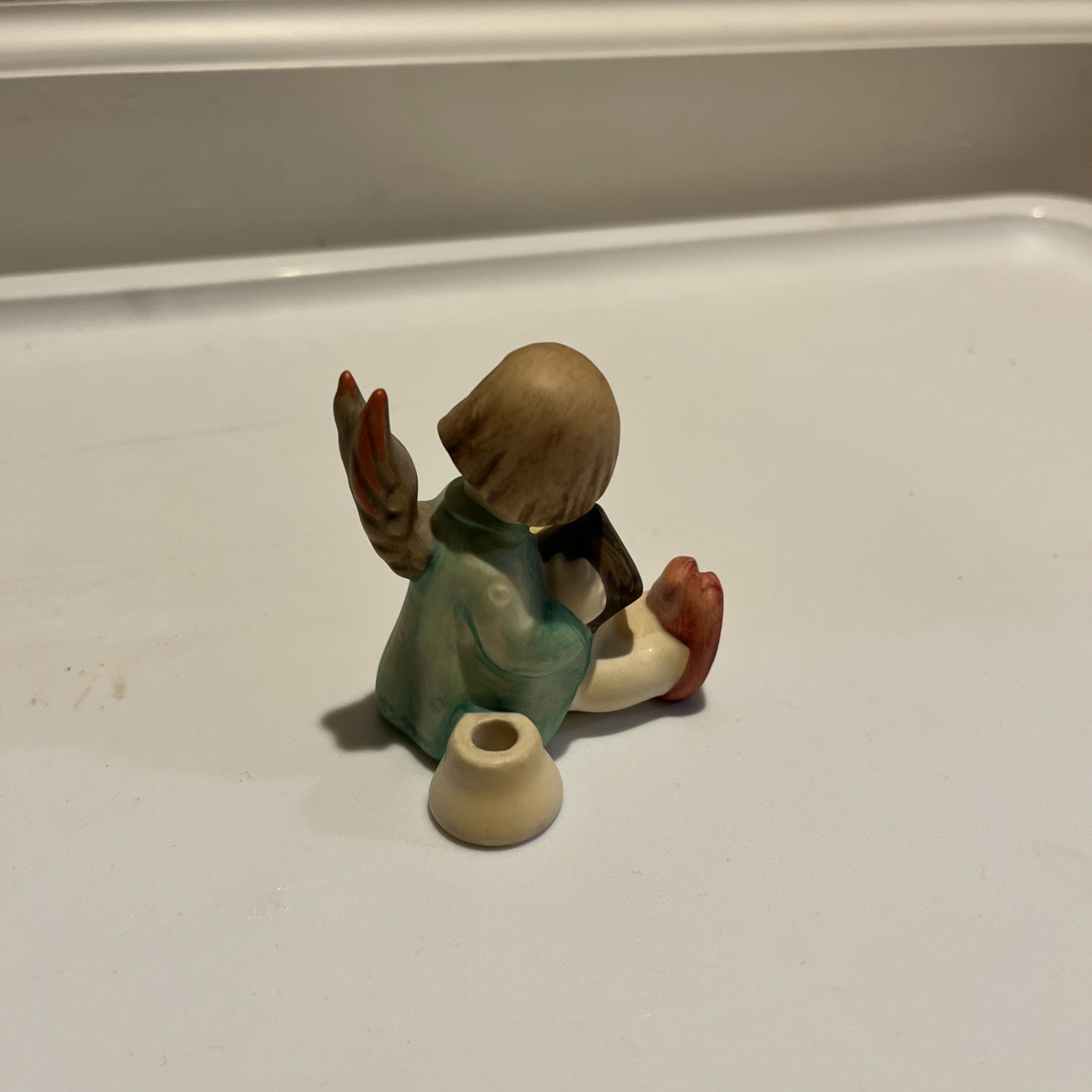 Rare Hummel Figurine Joyous News Accordion 1 / 39 / 0 Goebel 1950 1959 TMK 2