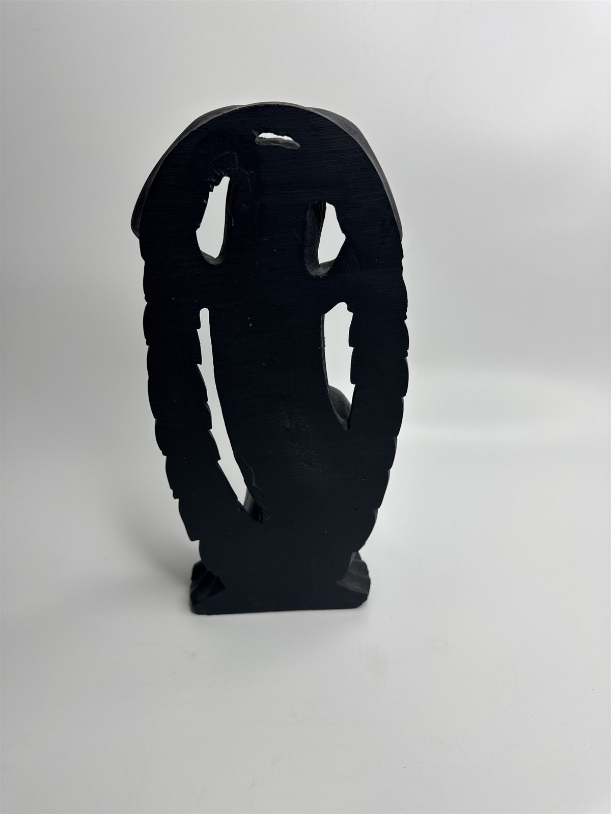 Hawaii Coco Joe’s Maile Laka Hula Goddess Hapa Black Lava Resin Figurine Vintage