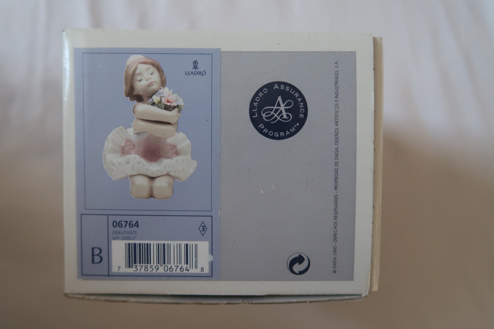 LLadro 06764 My Debut Sitting Ballerina With Flower Bouquet with Box