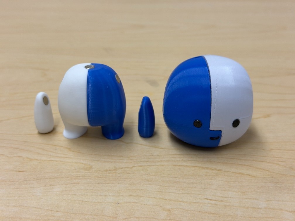 Lil Finder Guy – Magnetic Poseable Mini Figure | 3D Printed Desk Toy | Cute Art