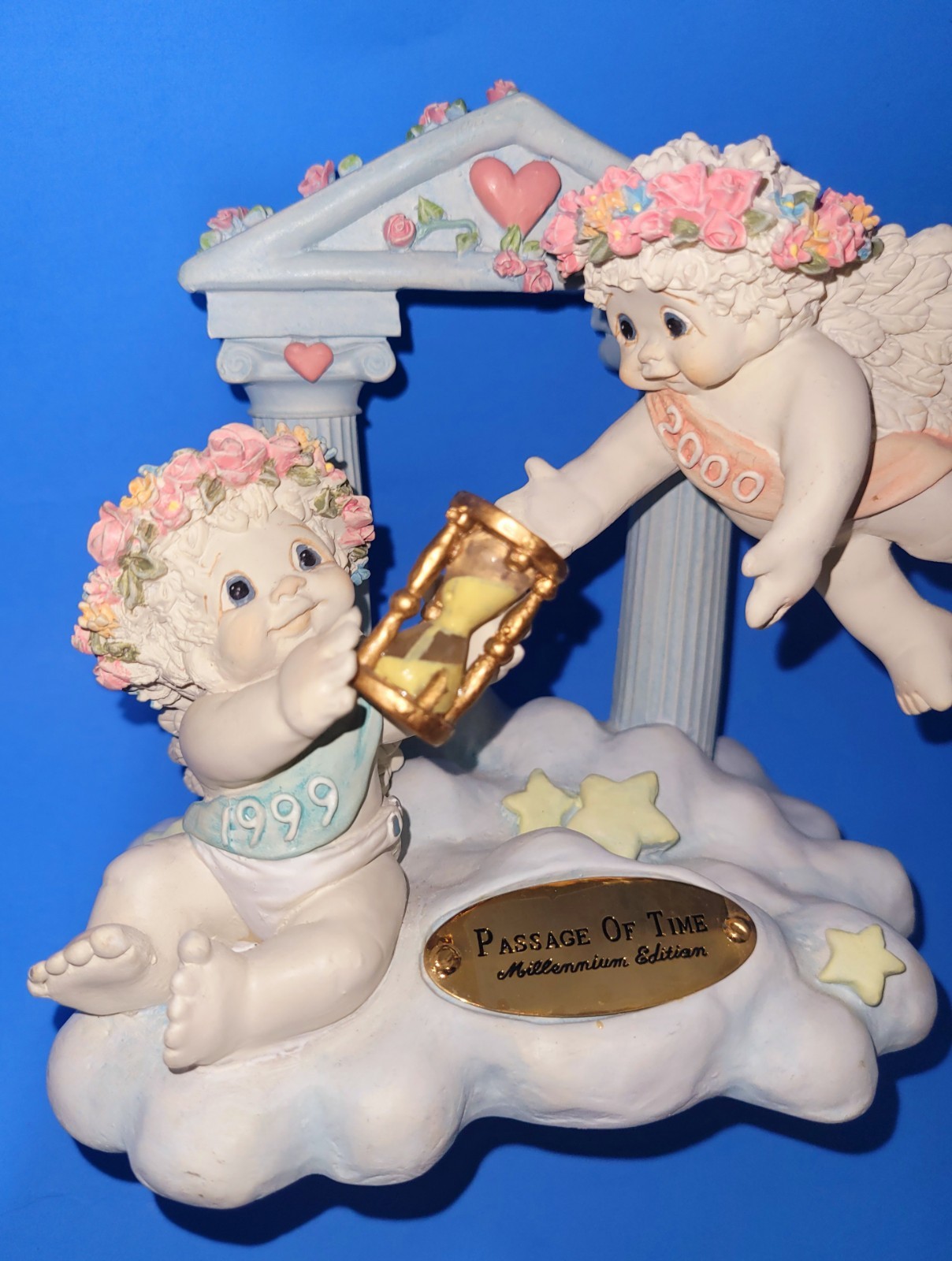 Dreamsicles Angels Figurine Passage of Time 1999-2000 Millennium Edition Cherubs