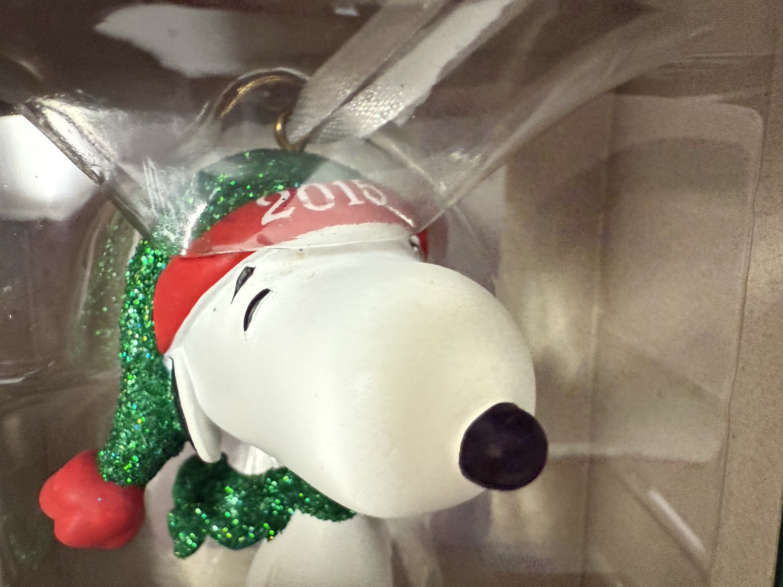 Peanuts Hallmark 50th Anniversery woodstock & Snoopy hat with 2015 Ornaments