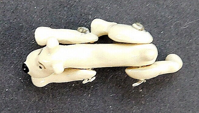 Pixi Tintin Figurine Articulee 2501 “Milou” Articulated 1993 Metal Snowy Figure