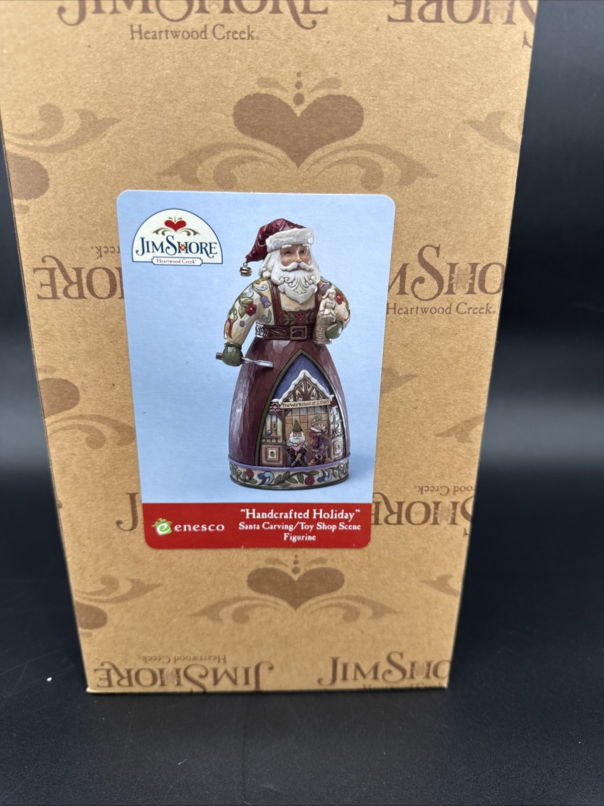 Jim Shore “Handcrafted Holiday” Toy Shop Scene – 2011 – Very Rare – W Box