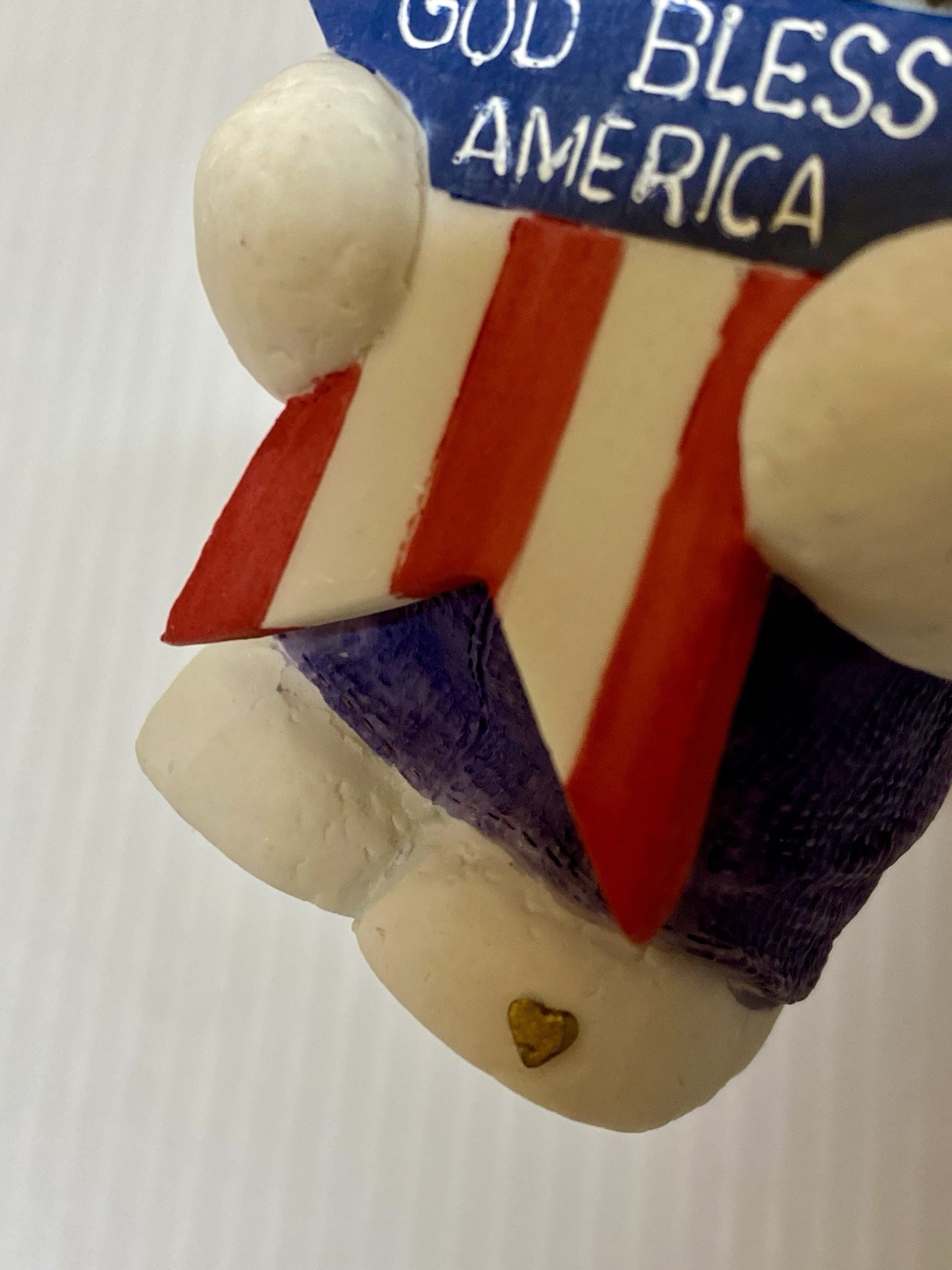 Sarah’s Attic Snowonder American Pride God Bless America Limited Edition