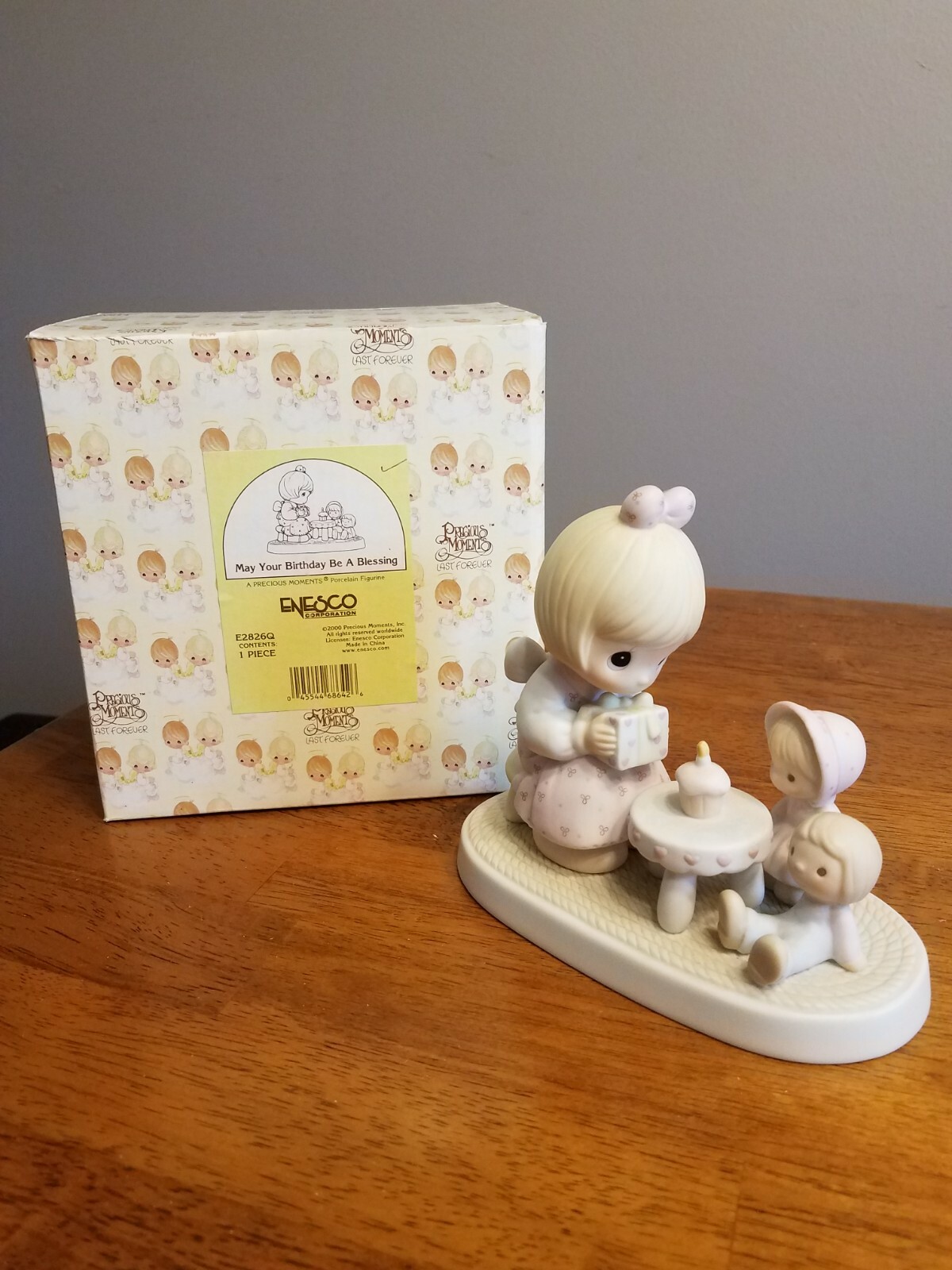 Precious Moments Figurine May Your Birthday Be A Blessing E2826Q 2000